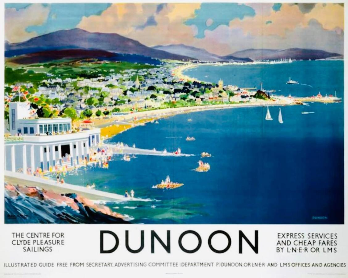 The Sleeping Lion - Dunoon Holiday Home Exteriör bild